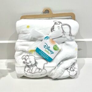 NEW Disney Dumbo Plush Baby Blanket
